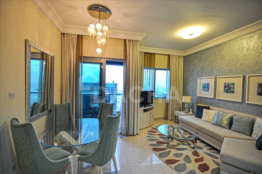 位于迪拜市中心，招牌酒店式公寓 1 卧室的公寓 100000 AED - 6792269