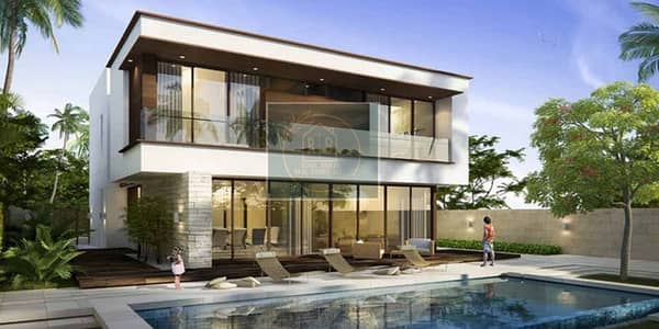 5 Bedroom Townhouse for Sale in DAMAC Hills, Dubai - golf course view | Completion 2024| No commission | Payment plan