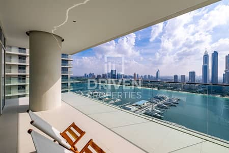 3 Bedroom Apartment for Rent in Dubai Harbour, Dubai - High Floor | Modern Furnished | Open Views