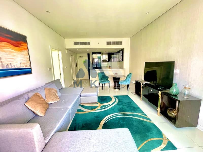 Spacious 1 BR | Canal View | Fully Furnished