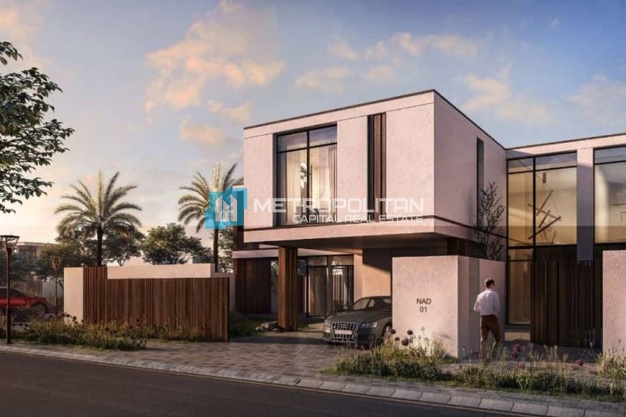 Square 3BR Townhouse | Corner Unit | Nad Aldhabi