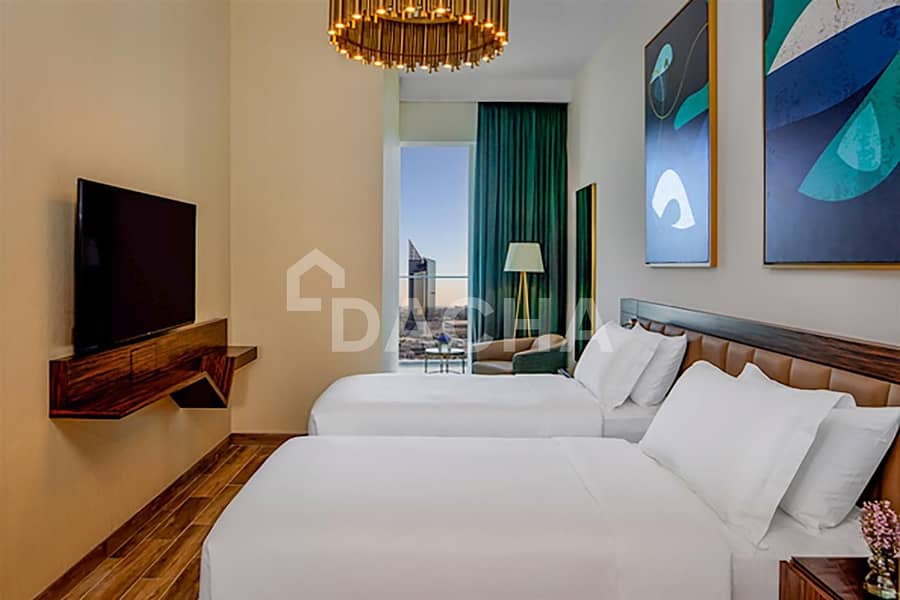 位于迪拜媒体城，迪拜阿瓦尼棕景套房酒店 2 卧室的公寓 245000 AED - 6796360