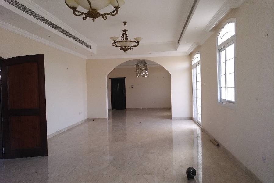 4BR maids, Drive room with swimming pool garden villa for rent in Al Barsha @ 225K