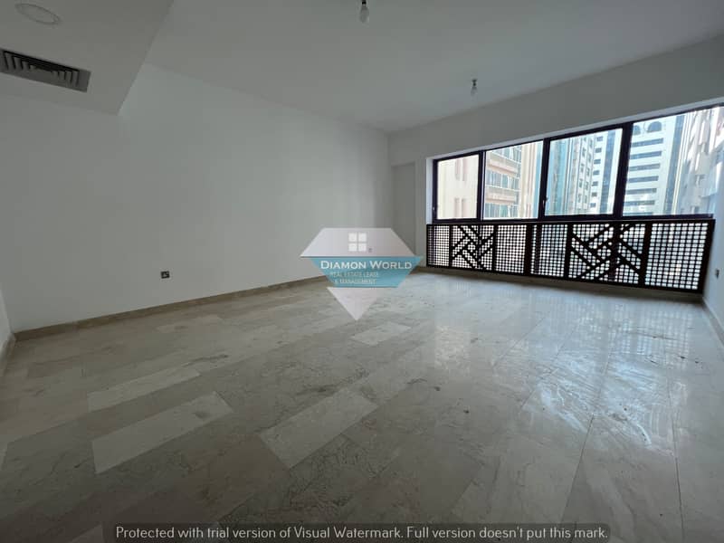 Lavish 2  Bedroom Hall Apartment For Rent  and Central A/C Bldg near Abu Dhabi Mall