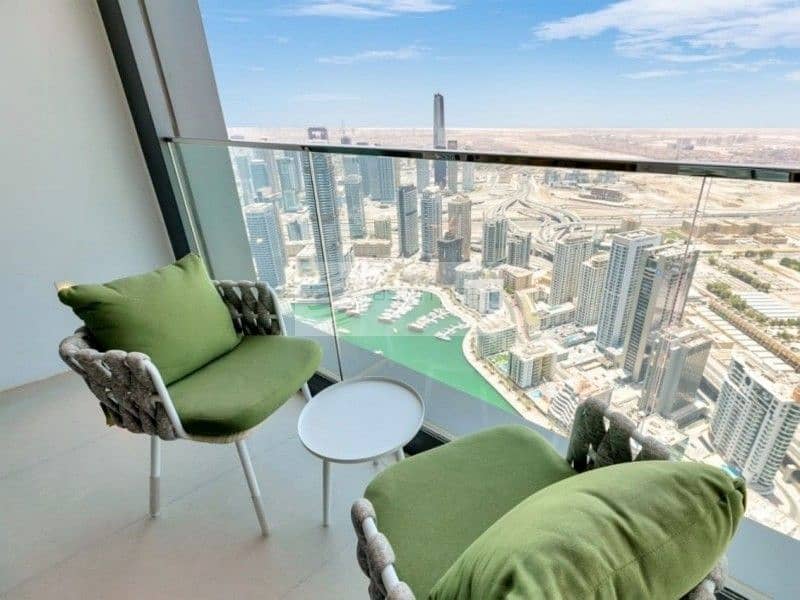 Vacant | High Floor |Fully Furnished | Marina View