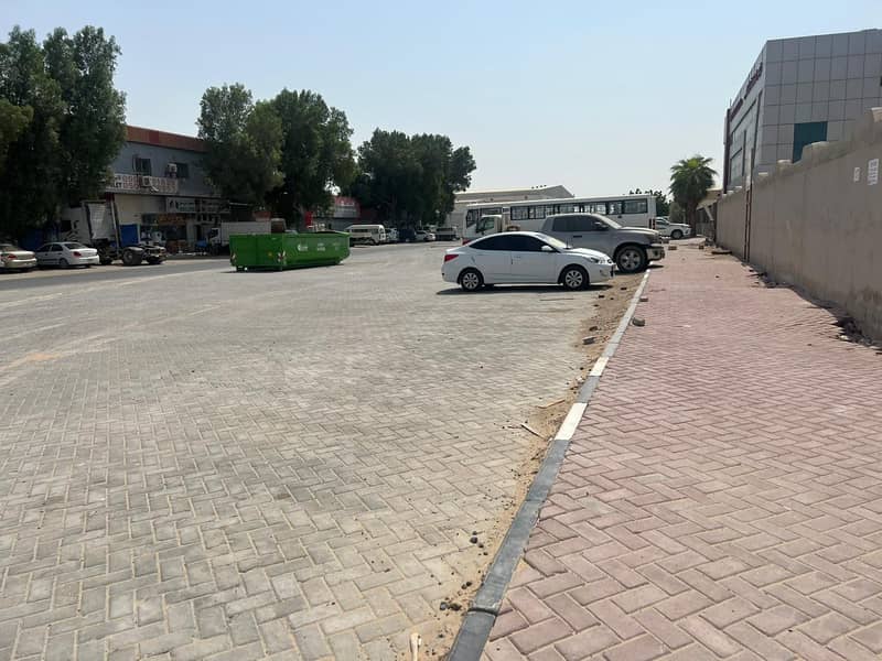 30 KVA POWER 43.500 SQFT OPEN YARD WITH ELECTRICITY & WATER  FOR RENT IN JURF INDUSTRAIL AREA AJMAN