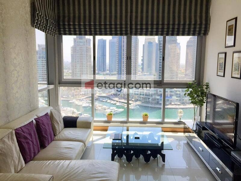 位于迪拜码头，蓝色鸢尾大厦 2 卧室的公寓 175000 AED - 6800877