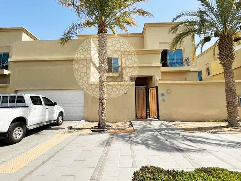 INDEPENDENT SWIMMING POOL VILLA WITH 5 MASTER BEDROOMS, BALCONY, DRIVER ROOM AND MAID ROOM FOR RENT IN MOHAMED BIN ZAYED