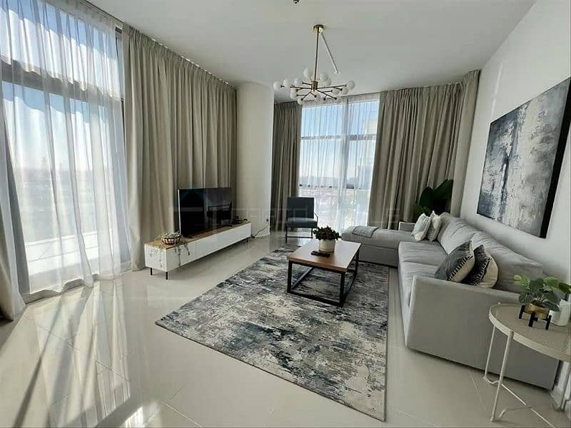 Fully Furnished 2BR+M Overlooking the Park @ DAMAC Hills