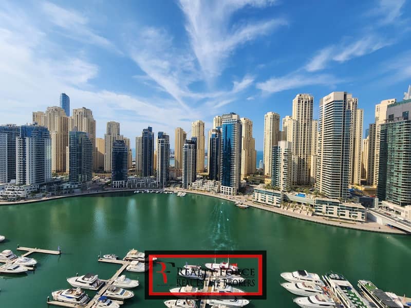 1BR ON HIGH FLOOR | AMAZING MARINA VIEW | FULLY FITTED KITCHEN