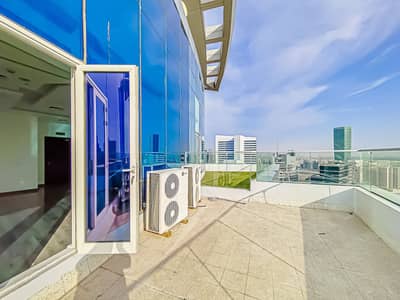 Office for Rent in Business Bay, Dubai - Terrace | Top Floor | Canal View | Near Metro