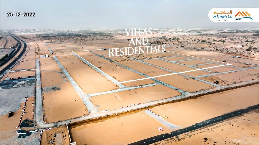 Residential lands For Sale in ALBahia -  INSTALMENT- Ajman (G+2) - Freehold-On Sheikh Mohamed Bin Rahsid Street