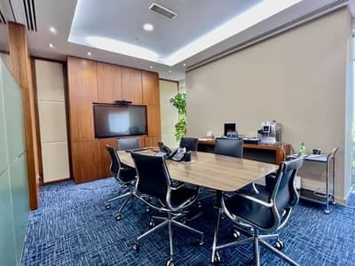 Office for Rent in DIFC, Dubai - Furnished | Burj Khalifa View | Available Now