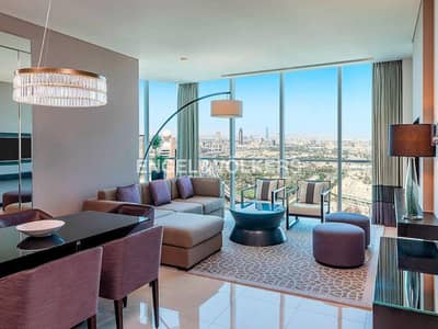 شقة فندقية 3 غرف نوم للايجار في شارع الشيخ زايد، دبي - شقة فندقية في فندق جراند شيراتون شارع الشيخ زايد 3 غرف 285000 درهم - 6806029