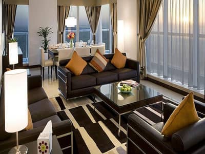 3 Bedroom Hotel Apartment for Rent in Sheikh Zayed Road, Dubai - High Floor|Balcony|Furnished|Bills Included