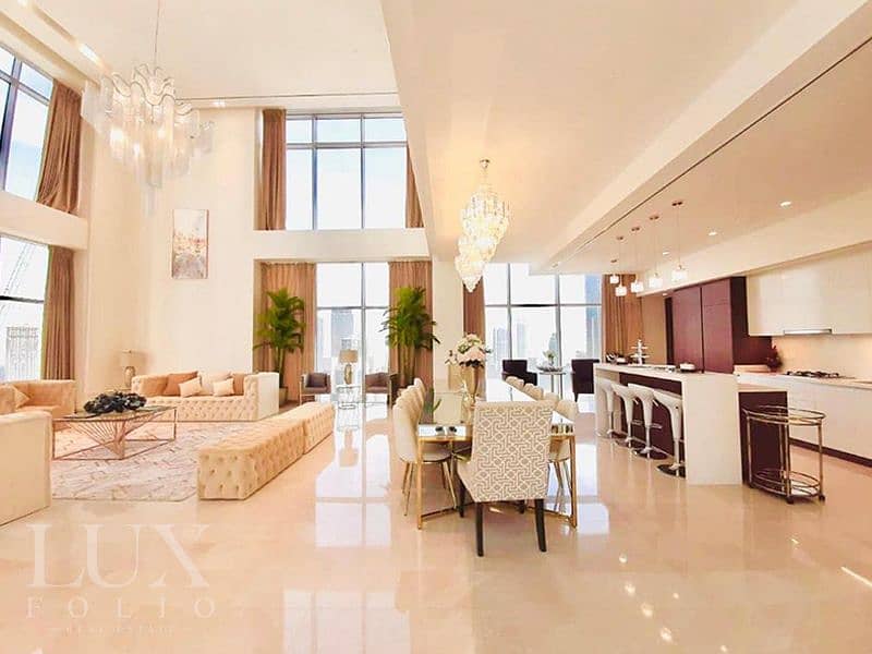 Luxury Penthouse | Furnished | Maids Room