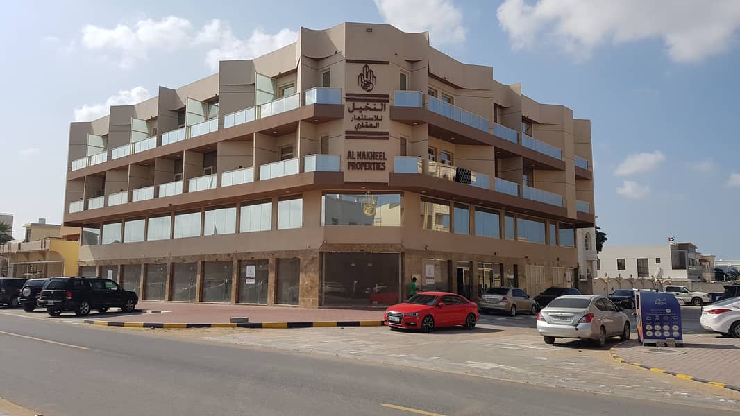 Super Deluxe Finishing shops for rent, the first tenant, in Al Rawda 3, Ajman