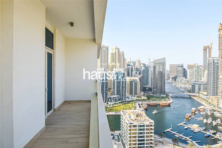 Full Marina View | Unfurnished | Large Balcony