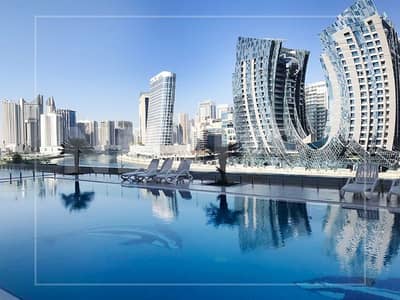 Studio for Rent in Business Bay, Dubai - Near Bay Square | Full Canal View | Furnished