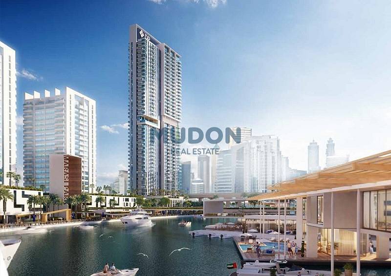 1BR With Dubai Canal And Burj Khalifa View