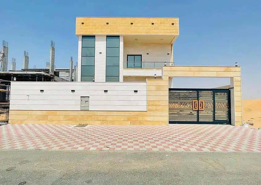 For sale, a modern European-style villa in the best residential areas in Al-Zahia area, personal finishing, directly from the owner, with the possibil