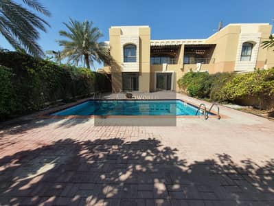 5 Bedroom Villa for Rent in Abu Dhabi Gate City (Officers City), Abu Dhabi - No Commission / Private Swimming Pool &  Garden / Beach
