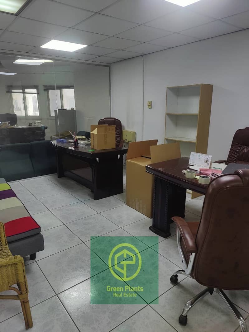 Al Qusais 1,200 sq. Ft office with built-in pantry and toilet