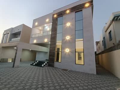 Villa for rent, European finishing, in Ajman, Al Rawda 2, with a very distinctive design, super deluxe finishing Villa for rent, European finishing, i