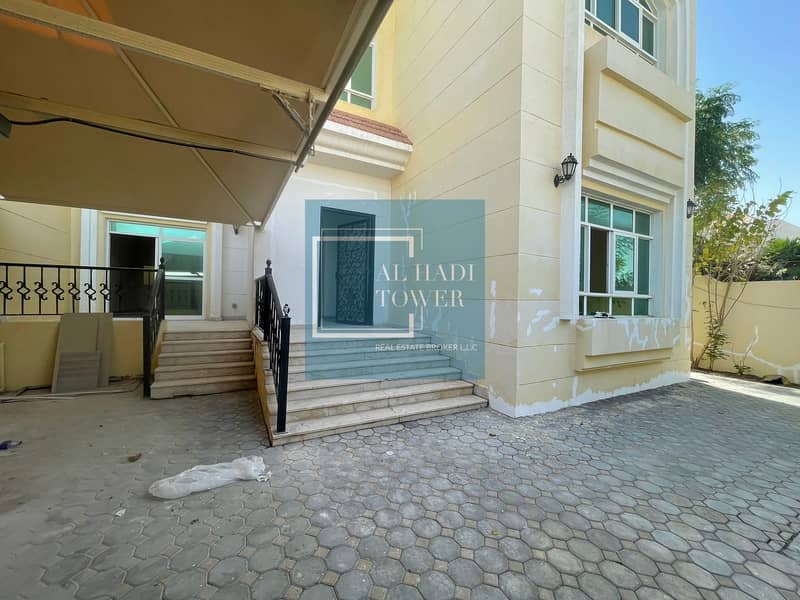 Ground floor apartment with private entrance inside a villa in Khalifa City A, Beside Technology and 'union'