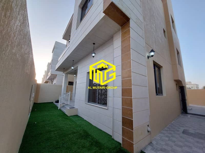 * For lovers of luxury and high-end luxury, a villa for rent in the Emirate of Ajman, Al Yasmeen area *