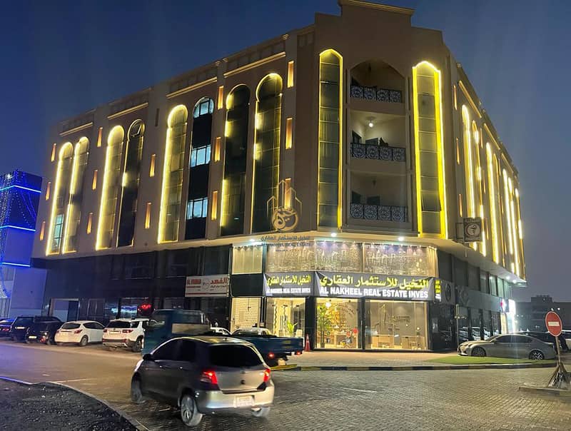 Super Deluxe Finishing shops for rent, the first tenant, in Al Tallah 2, Ajman
