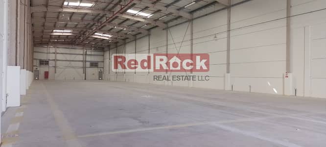 Warehouse for Rent in Dubai Industrial Park, Dubai - 30,000 Sqft Warehouse with 252 KW Power in DIC