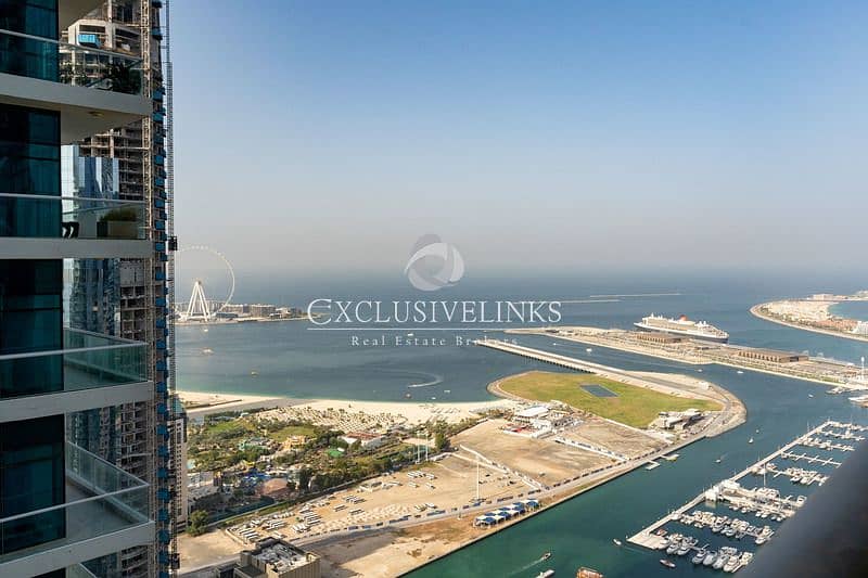 位于迪拜码头，公主府 1 卧室的公寓 85000 AED - 6775678