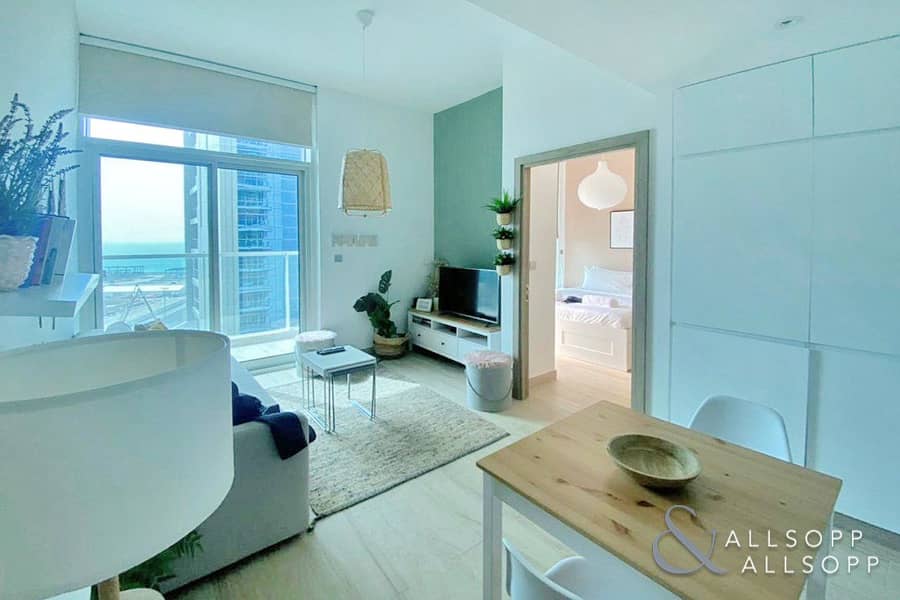 位于迪拜码头，单身公寓壹号大厦 1 卧室的公寓 110000 AED - 6824657