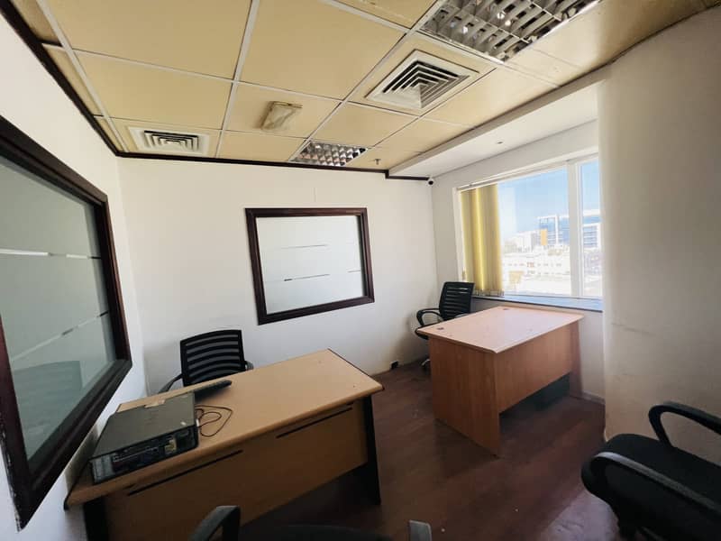 PRIME LOCATION |FURNISHED OFFICE|PARTITIONED OFFICE |CLOSE TO METRO|