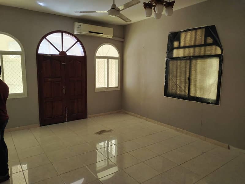 For rent an extension inside a villa with a separate entrance and garden, including electricity and water