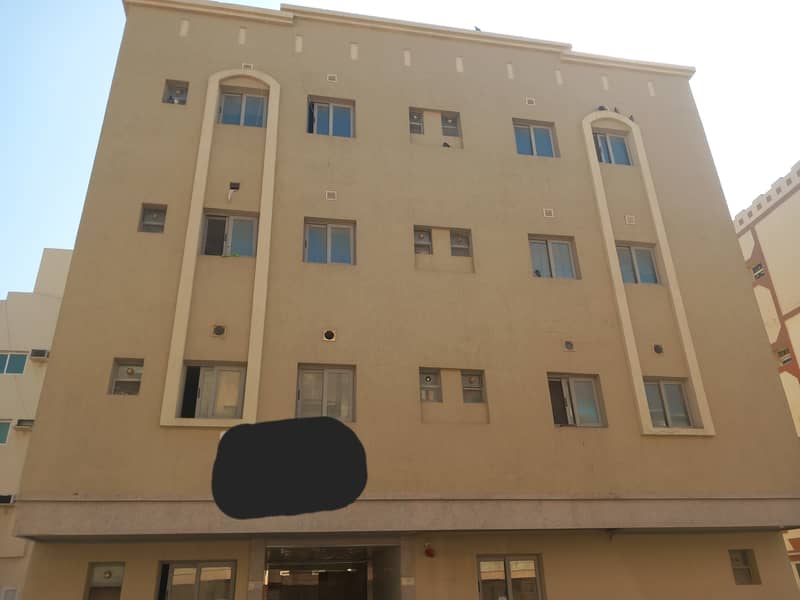For sale, the building is rented in Muwaileh, 10 years old, in Sharjah. Permit: G+3
