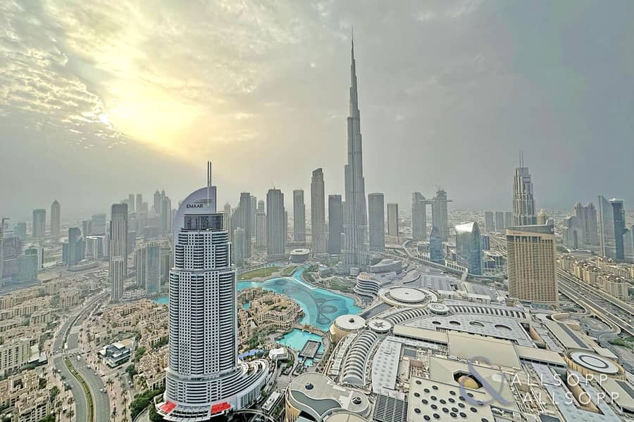 位于迪拜市中心，谦恭公寓喷泉景观综合体，谦恭喷泉景观3号大厦 4 卧室的顶楼公寓 16500000 AED - 6829798