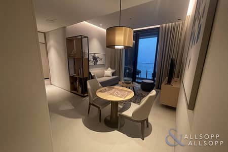1 Bedroom Flat for Rent in Jumeirah Beach Residence (JBR), Dubai - 1 Bed | Serviced | Marina View | Furnished