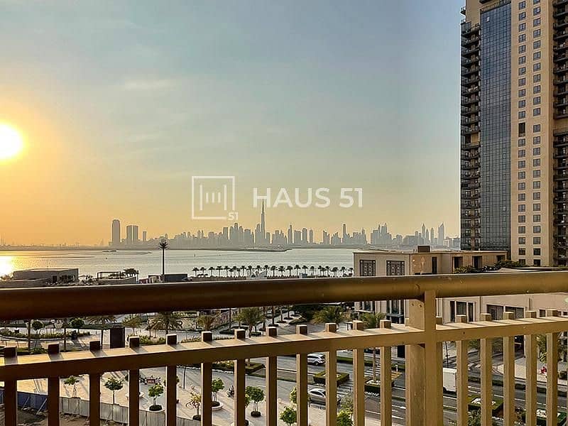 Burj Khalifa and Creek View| Corner Unit | Vacant I Furnished