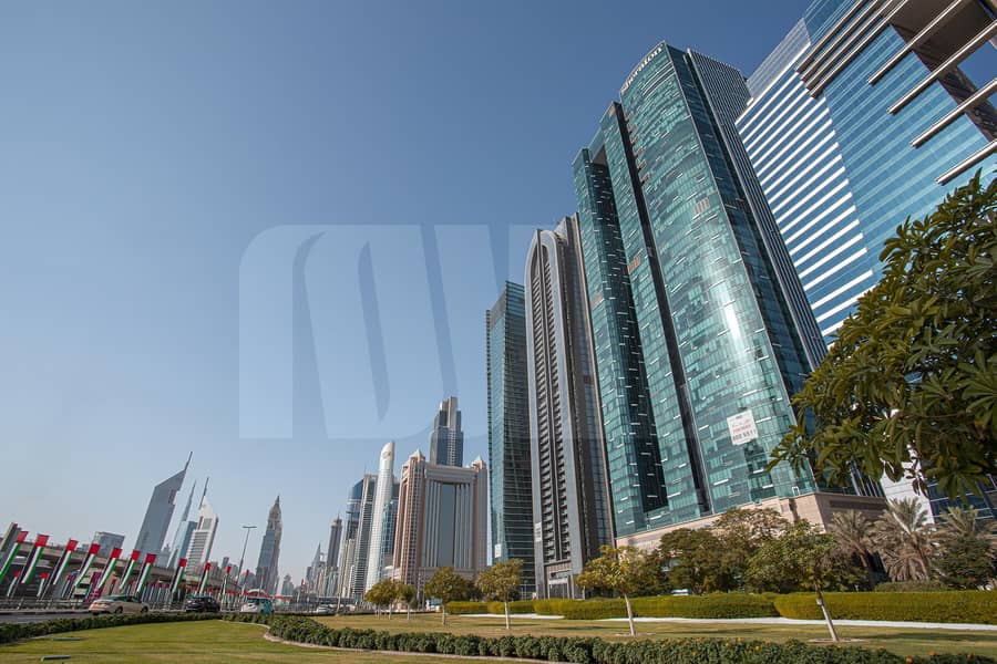 1BR Hotel Apartment  with Sheraton Grand, Avail @AED180k/-Yr.
