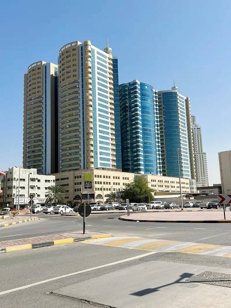 位于阿治曼市中心，地平线大厦 2 卧室的公寓 4500 AED - 6834410