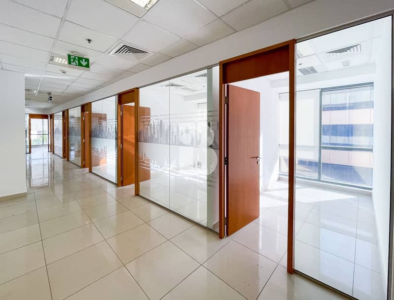 Partitioned Office |Fully Fitted| Next to Metro
