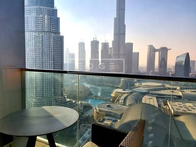 1 Bedroom Hotel Apartment for Rent in Downtown Dubai, Dubai - Fully Furnished | Vacant | Full Burj and fountain view