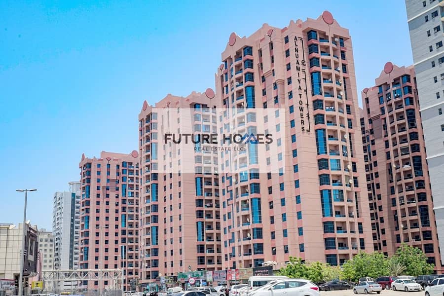 3 BHK in the Eye Catching Nuiamiya Towers of Ajman.