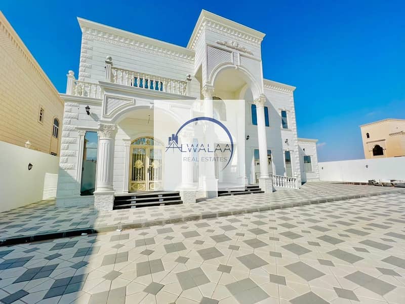 For rent a new villa  the first use in Al-Ain Al-Nama
