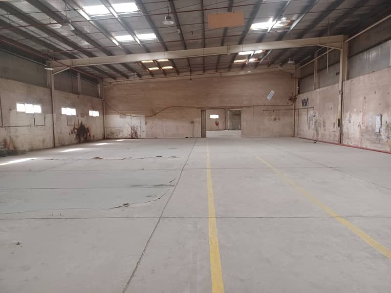 Warehouses and sheds of different areas starting from 1000 feet for annual rent in Ajman Sanaiya 1