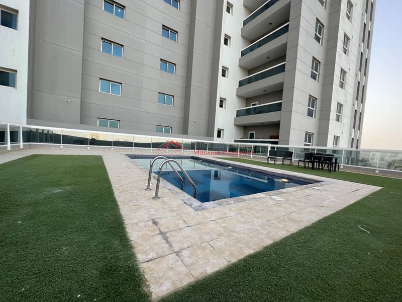 Spacious 2 Bedroom with Balcony and Shared pool , Gym ,