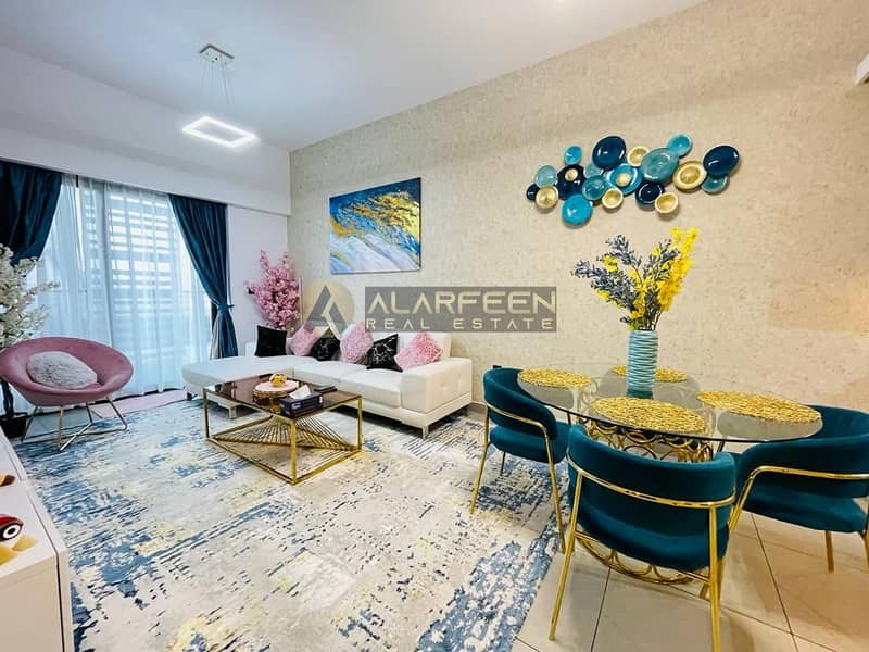 Fully Furnished | Pool View | 1BHK + Study | High End Interiors