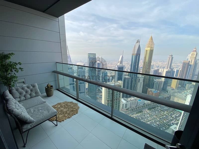 HIGH CLASS FULLY FURNISHED 2BR HALL INDEX TOWER DIFC